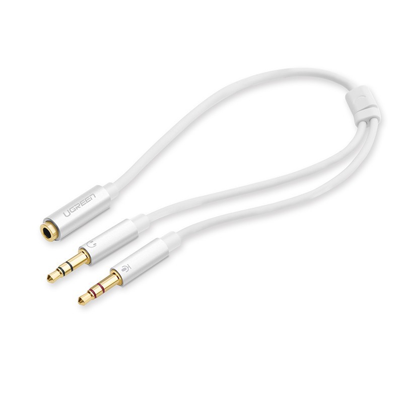 Cáp Gộp Audio 3.5mm 2 Vào 1 Ra  Ugreen 20897