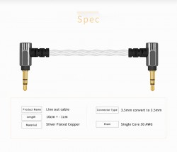 Shanling L1 Line out cable