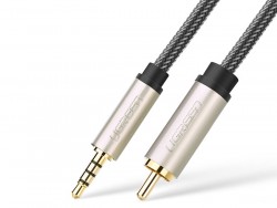 Cáp 3.5 Coaxial ra Coaxial-RCA Cao cấp 2m Ugreen 20733