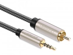 Cáp 3.5 Coaxial ra Coaxial-RCA Cao cấp 2m Ugreen 20733