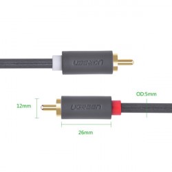 Cáp 2-RCA ra 2-RCA 3m Ugreen 10519