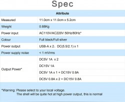 Nguồn ổn áp tuyến tính Topping P50 15V1A