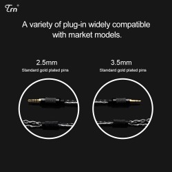 TRN TC Cable MMCX - 2.5mm