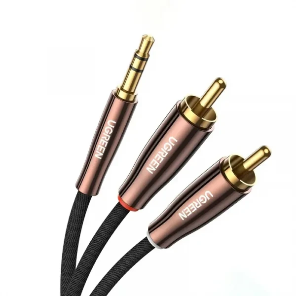 Cáp audio 3.5mm ra 2 RCA dài 1M Ugreen 80845
