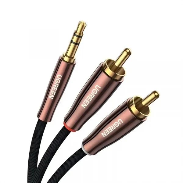 Cáp audio 3.5mm ra 2 RCA dài 2M Ugreen 80847