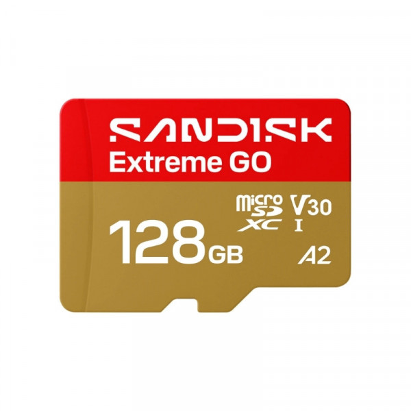 Thẻ nhớ Micro SDXC Sandisk Extreme Go 128GB V30 A2 240/120MB/s