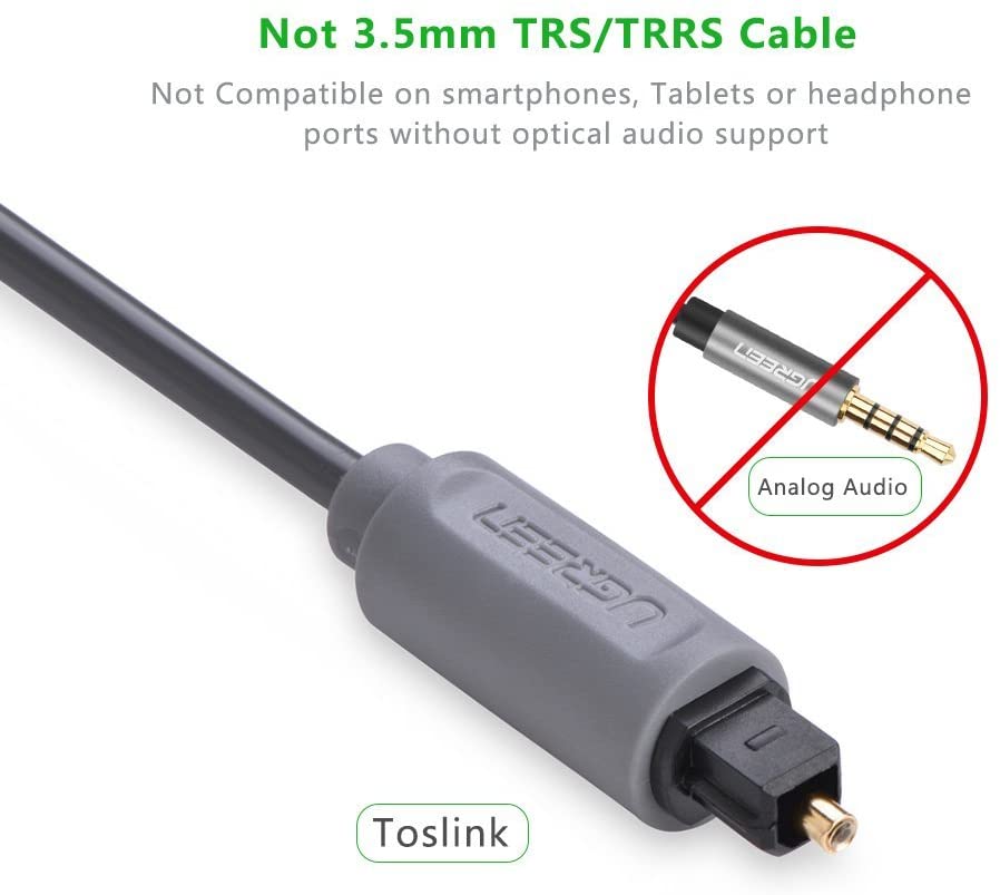Cáp quang Toslink for Audio 1.5m Ugreen 10769