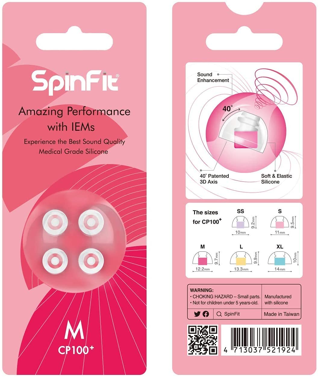 Eartip Spinfit CP100 Plus