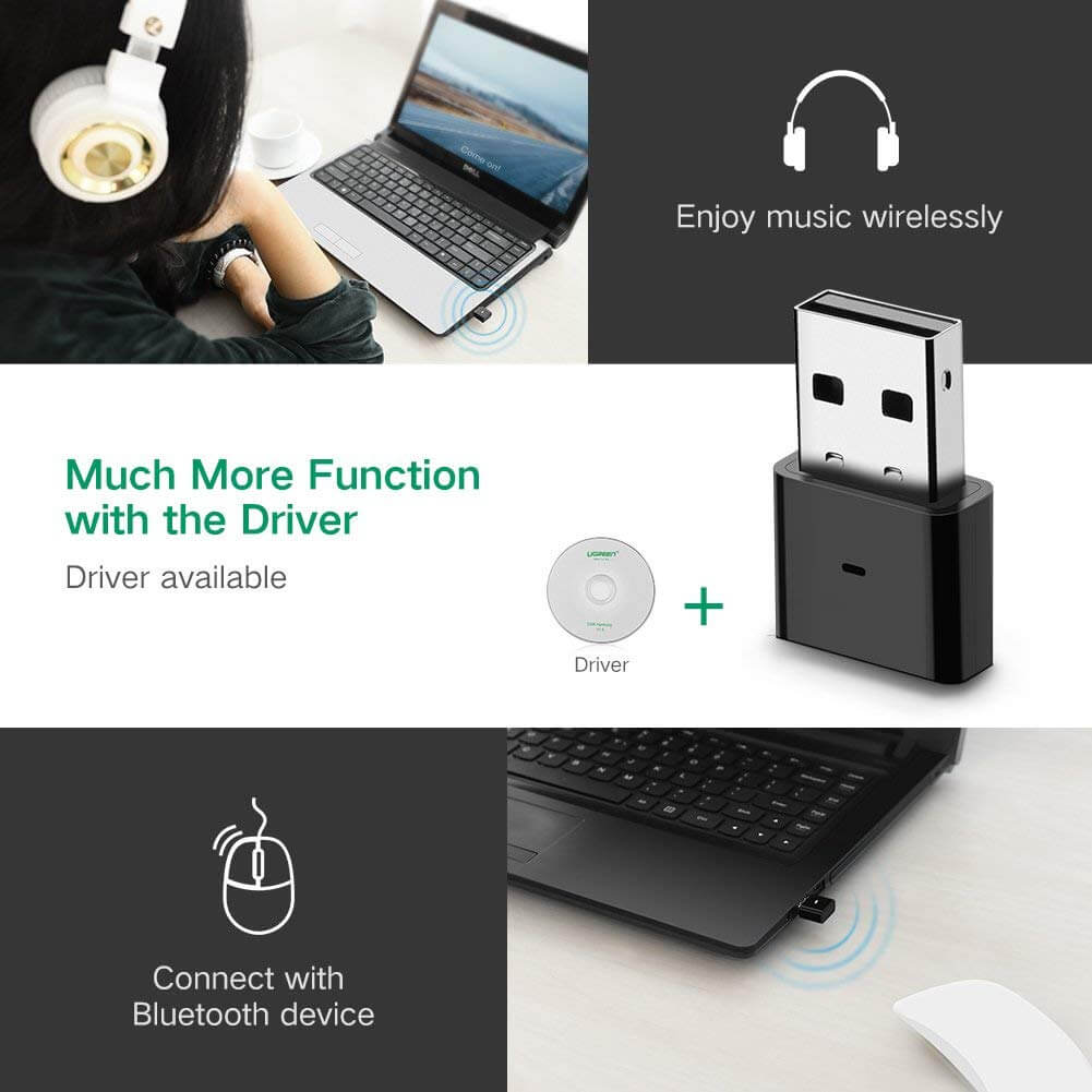 USB Thu Bluetooth 4.0 Ugreen 30524 hình 1