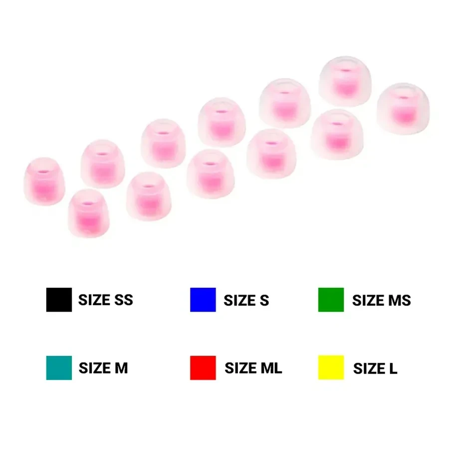 Azla SednaEarfit VIVID Edition (Flamingo Pink)