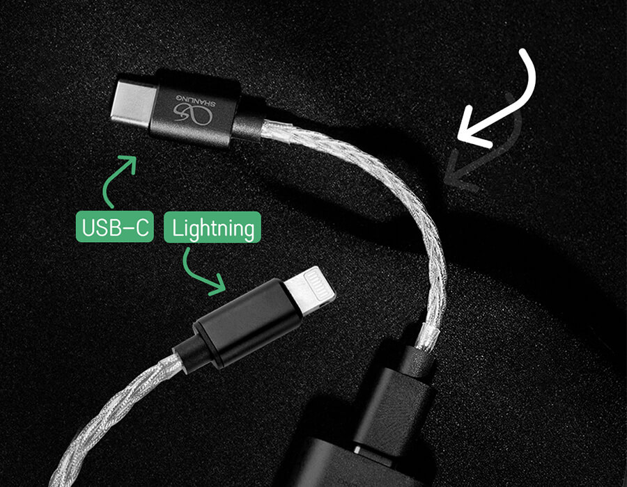 Shanling L3 USB Type-C to Lightning Cable 