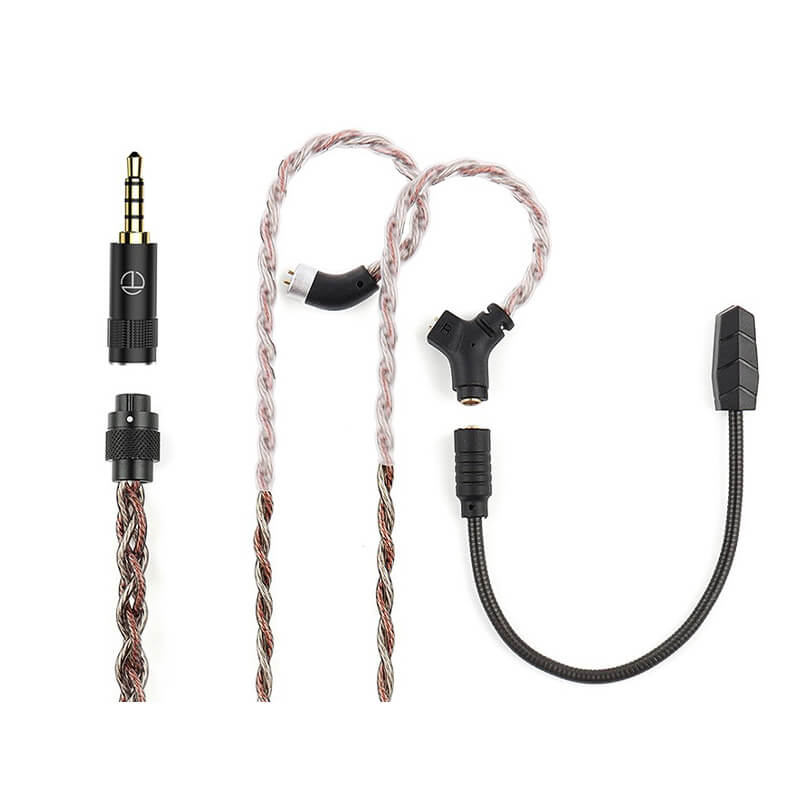 TRN RedChain Plus Gaming Headphone Upgrade Cable hình 4