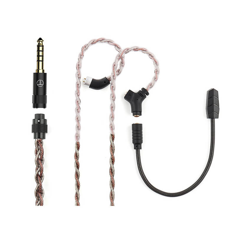 TRN RedChain Plus Gaming Headphone Upgrade Cable hình 3