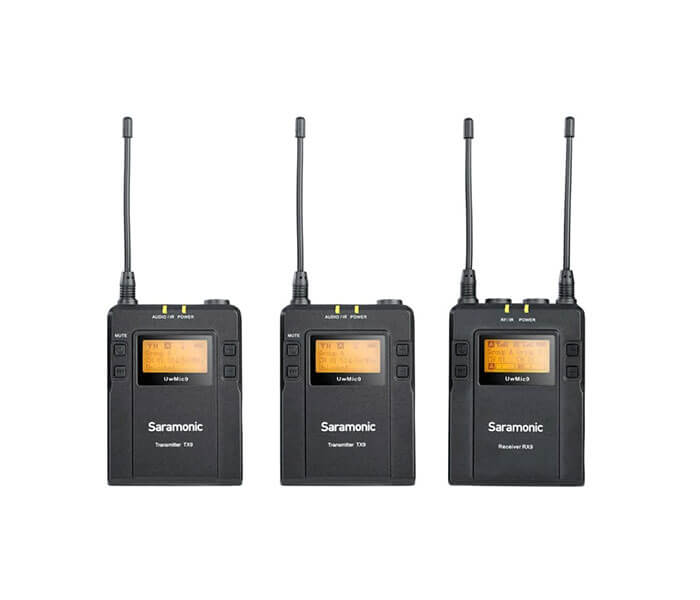 Bộ micro không dây Saramonic UwMic9 Kit2 (2TX+1RX) hình 4