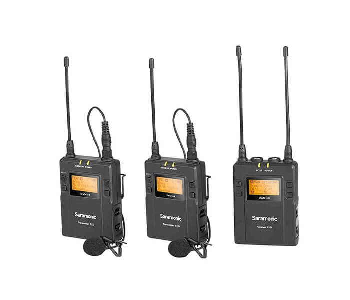 Bộ micro không dây Saramonic UwMic9 Kit2 (2TX+1RX)