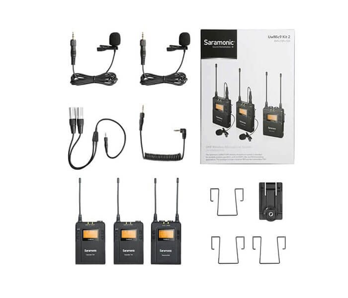 Bộ micro không dây Saramonic UwMic9 Kit2 (2TX+1RX)
