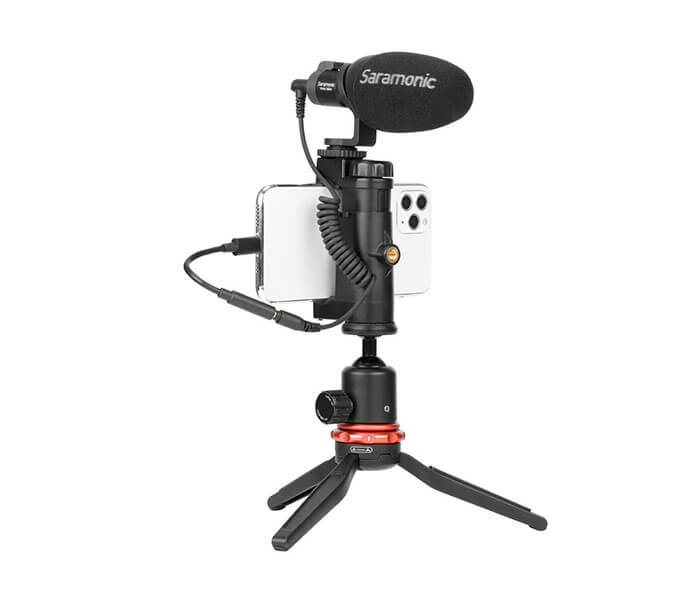 Cáp Saramonic SR-C2002 3.5mm TRRS Female (cái) ra Lightning (đực) hình 2
