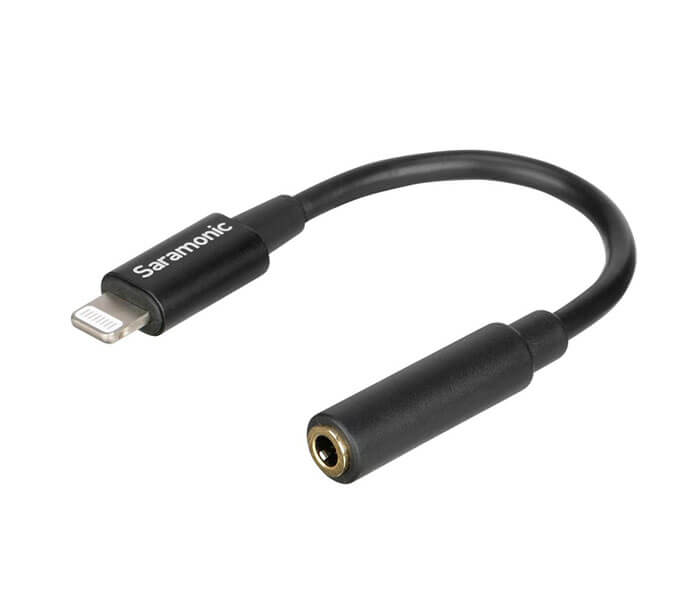 Cáp Saramonic SR-C2002 3.5mm TRRS Female (cái) ra Lightning (đực)  