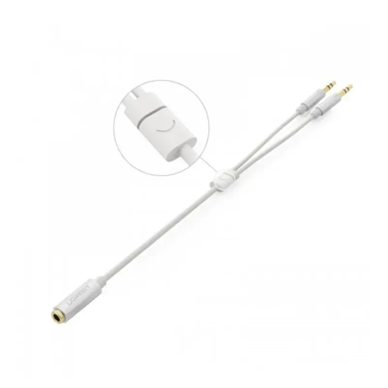 Cáp Gộp Audio 3.5mm 2 (M) Vào 1 (F) Ra Ugreen 10790 hình 2