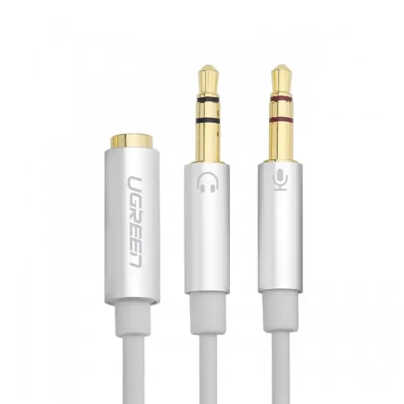 Cáp Gộp Audio 3.5mm 2 (M) Vào 1 (F) Ra Ugreen 10790 hình 1