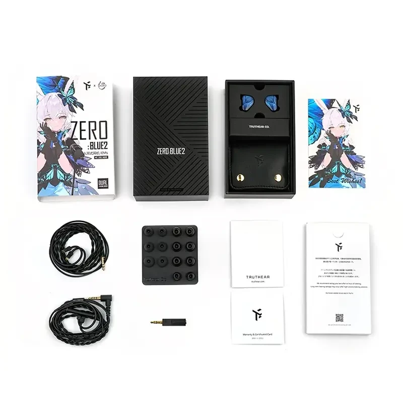 Tai nghe Truthear x Crinacle Zero:Blue2 - có Mic (hai cáp)