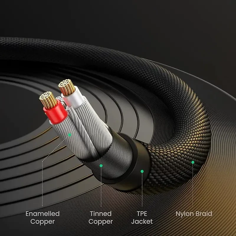 Cáp chia Audio 3.5mm 1 ra 2 Ugreen 50253 hình 2